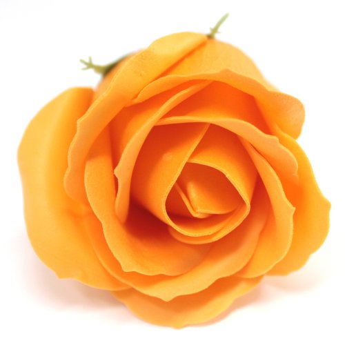 DIY Seifenblumen mittlere Rose orange