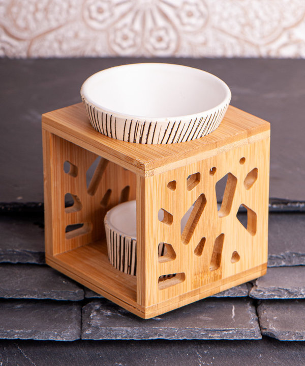 Aromalampe Bambus Keramik