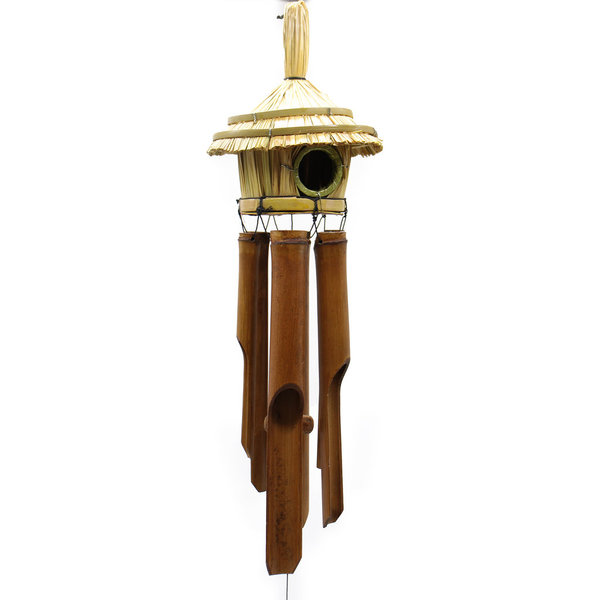 Seegras Vogelbox mit Glockenspielen
