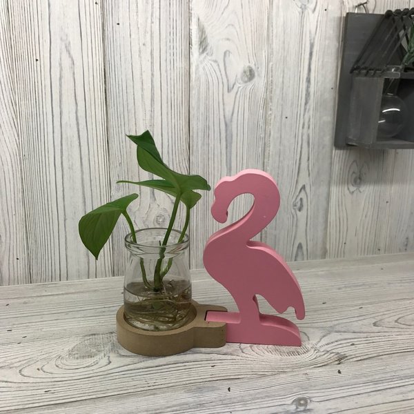 Blumentopf Rosa Flamingo