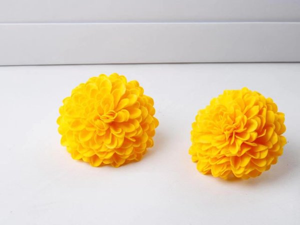 DIY Seifenblumen Chrysantheme Gelb