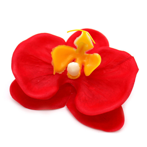 DIY Seifenblumen Orchidee Rot