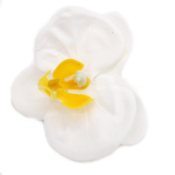DIY Seifenblumen Orchidee Weiß