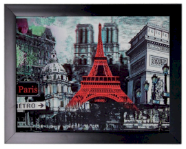 Ikonisches 3D-Bild Parisian Holiday
